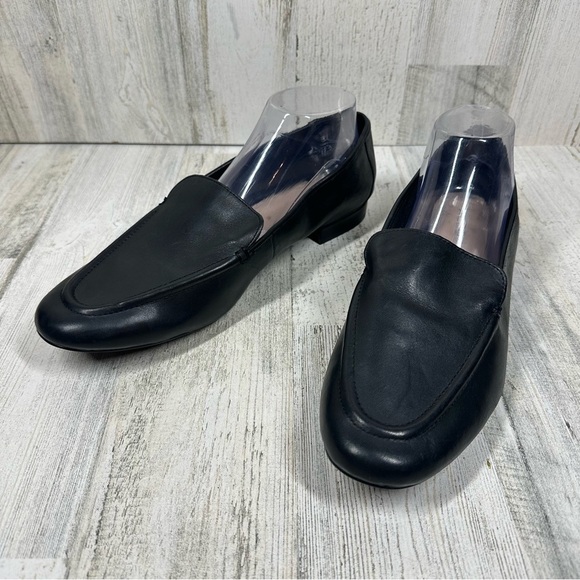 Aldo Women’s Joeya Pointed Toe Flats Slip On Loafers Black Leather Low Top #5 - Picture 4 of 11